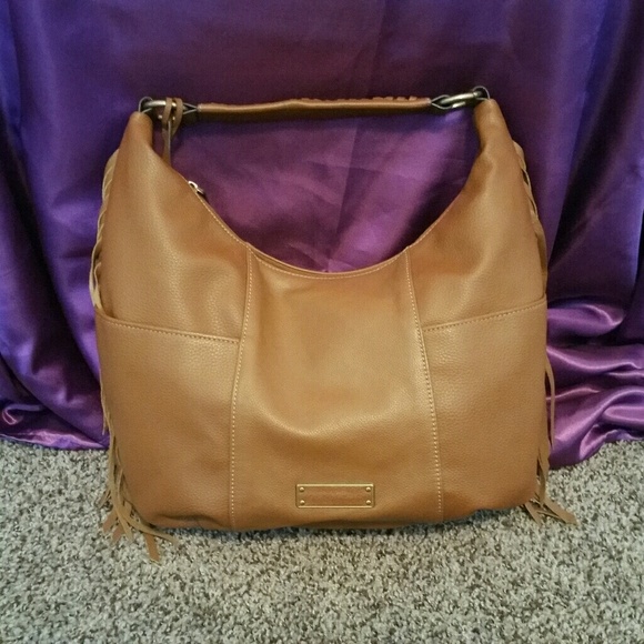 Tignanello Tribeca Fringe Hobo Shoulder Bag - Picture 1 of 8